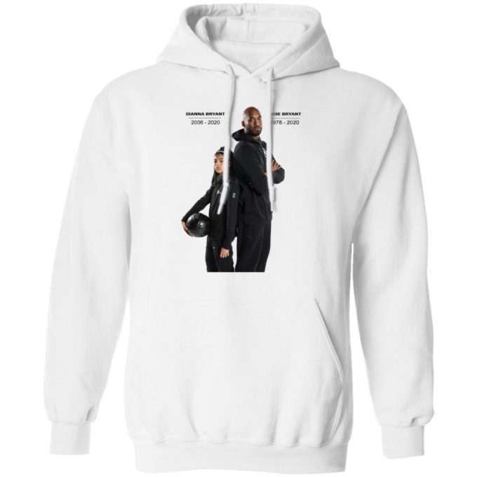 Kobe Bryant and Gianna Tribute T-shirt ajusté, Long Sleeve