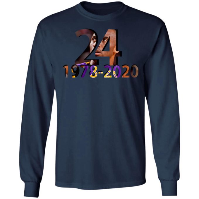 RIP KOBE BRYANT T-Shirt Long Sleeve