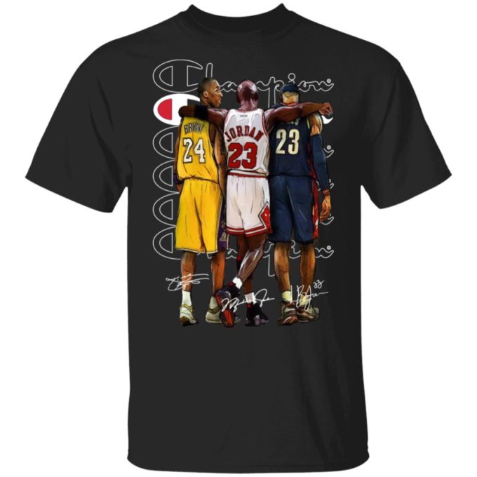 KOBE BRYANT SHIRT – NBA LEGENDS LEBRON JAMES – MICHAEL JORDAN – KOBE BRYANT SHIRT