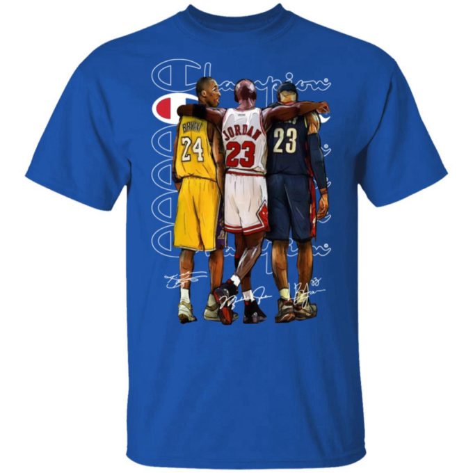 KOBE BRYANT SHIRT – NBA LEGENDS LEBRON JAMES – MICHAEL JORDAN – KOBE BRYANT SHIRT
