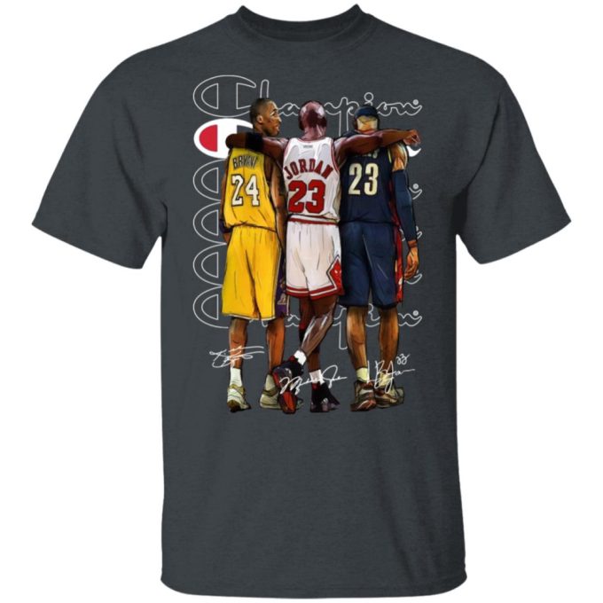 KOBE BRYANT SHIRT – NBA LEGENDS LEBRON JAMES – MICHAEL JORDAN – KOBE BRYANT SHIRT