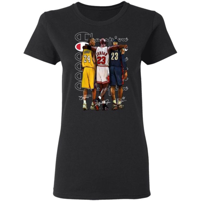 KOBE BRYANT SHIRT – NBA LEGENDS LEBRON JAMES – MICHAEL JORDAN – KOBE BRYANT SHIRT