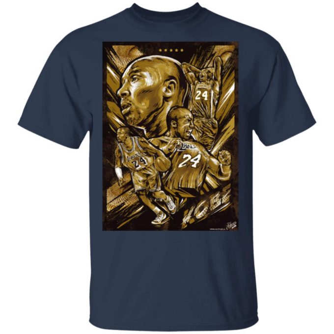 Reste Au Pouvoir Kobe Bryant Shirt Ajusté, Long Sleeve