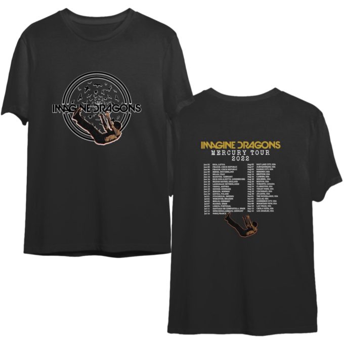 Imagine Dragons Mercury Tour 2022 TShirt