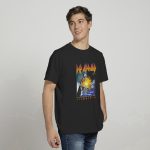 Rock Your Style with Def Leppard Pyromania T-Shirt – Authentic Band Merchandise