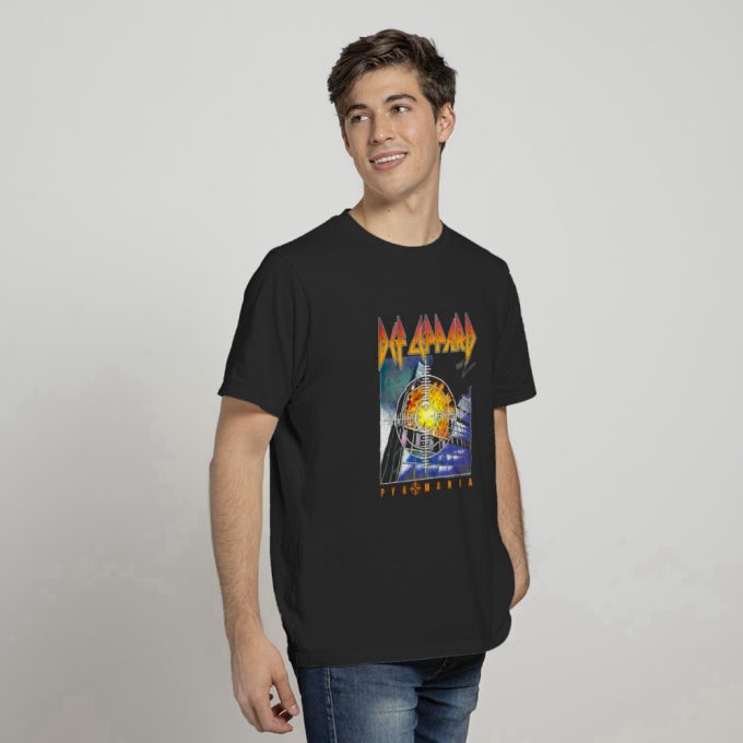 Rock Your Style with Def Leppard Pyromania T-Shirt – Authentic Band Merchandise