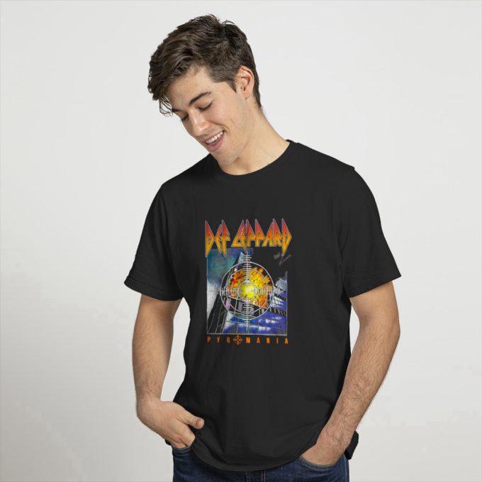 Rock Your Style with Def Leppard Pyromania T-Shirt – Authentic Band Merchandise