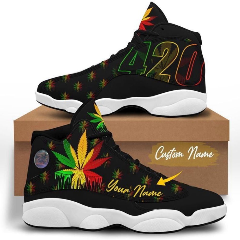 Custom Name Native Weed Shoes Sneaker For Lover Air Jordan 13 Shoes Men And Women Custom Name Native Weed Shoes Sneaker For Lover Air Jordan 13 Shoes Men And Women