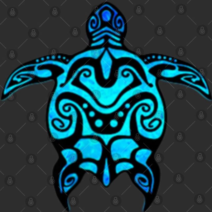 Tribal Hawaiian Maori Sun Sea Turtle T-Shirt: Authentic Island Design for a Stylish Look