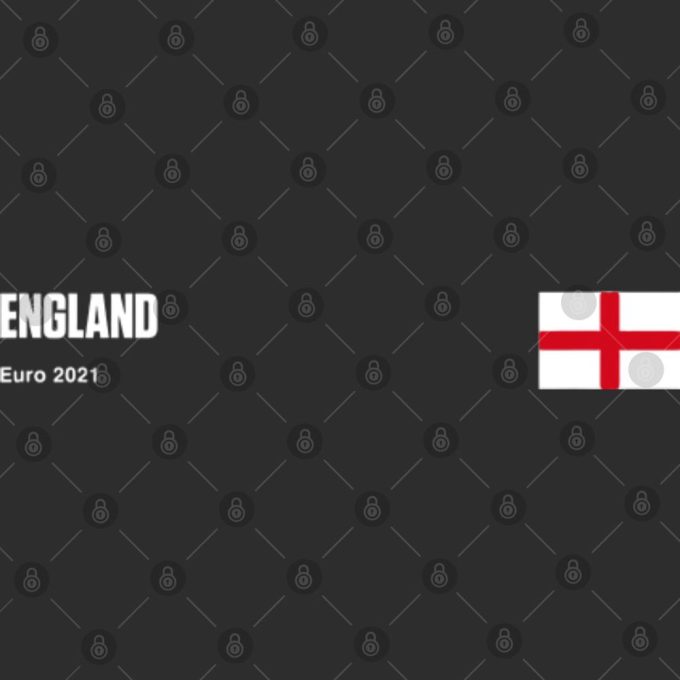 Show Your Support with Euro 2021 England Flag Double Sided T-Shirt