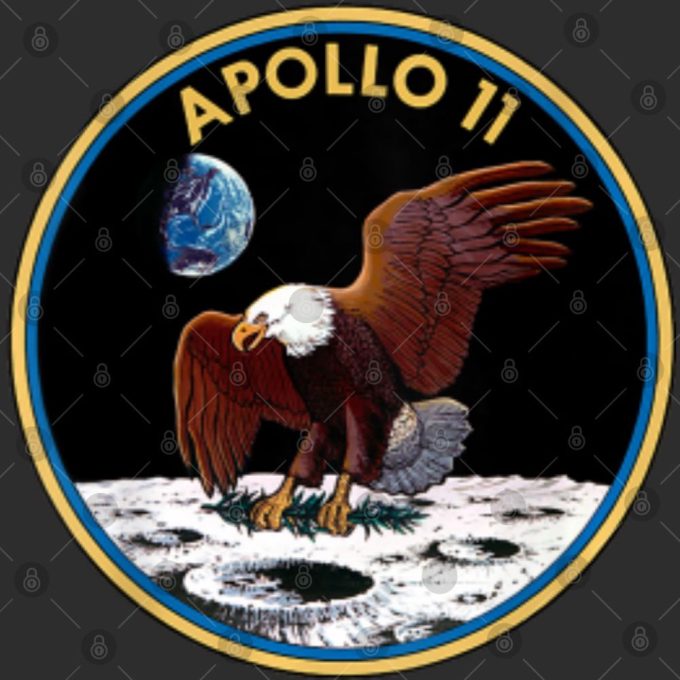 Apollo 11 Mission Patch T-shirt: Back Print Insignia – Get Yours Now!