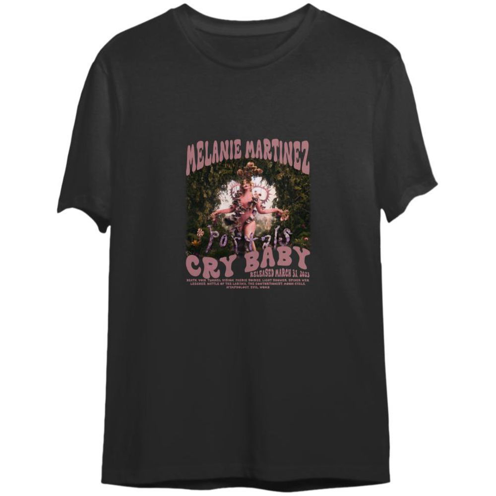 Melanie Martinez Shirt, Portals Tracklist Shirt, Portals Tour 2023 Shirt, Portals Album Tee, Melanie Martinez Cry Tee Melanie Martinez Shirt, Portals Tracklist Shirt, Portals Tour 2023 Shirt, Portals Album Tee, Melanie Martinez Cry Tee