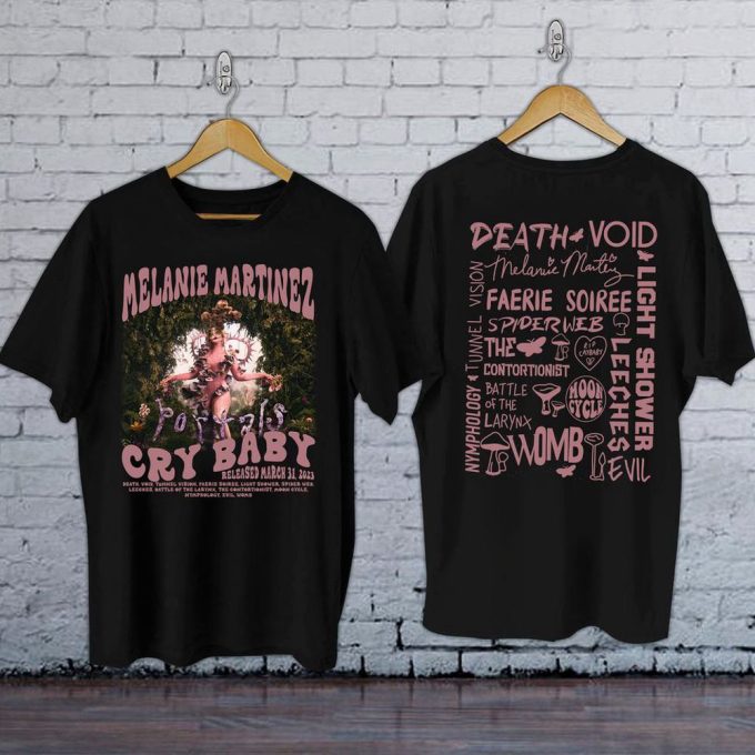 Melanie Martinez Shirt, Portals Tracklist Shirt, Portals Tour 2023 Shirt, Portals Album Tee, Melanie Martinez Cry Tee