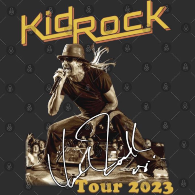 Kid Rock World Tour 2023 T-Shirt, Robert James Ritchie shirt