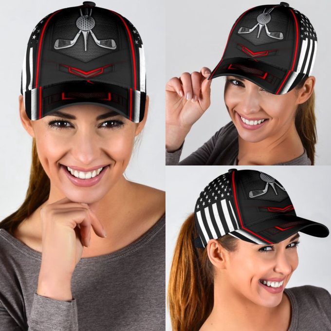 Golf Lover Classic Cap Printed Baseball Cap Gift