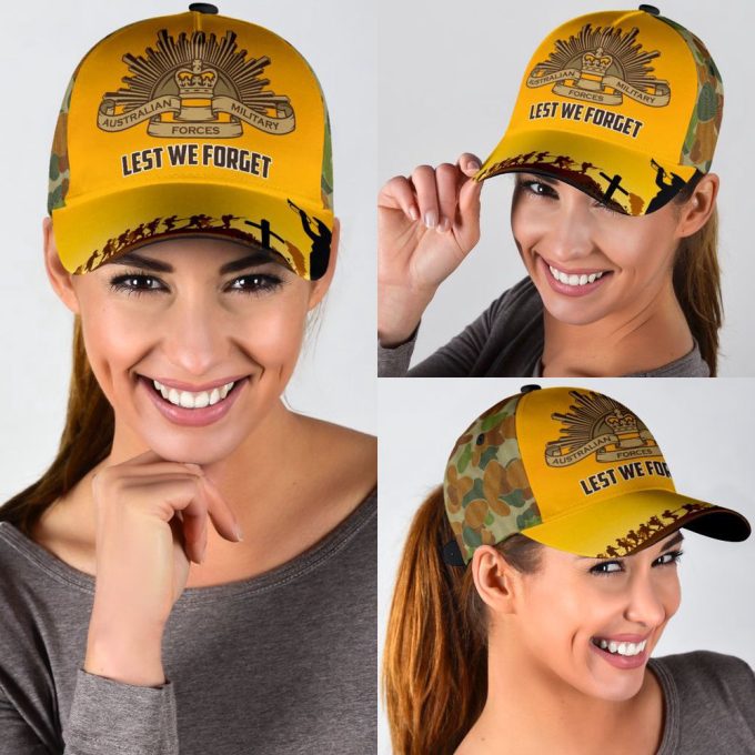 Premium Anzac Day Lest We Forget 3D Printed Cap TN Printed Baseball Cap Gift