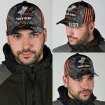 Personalized Name Bull Riding Classic Cap American Bull Rider Ver 2 Printed Baseball Cap Gift