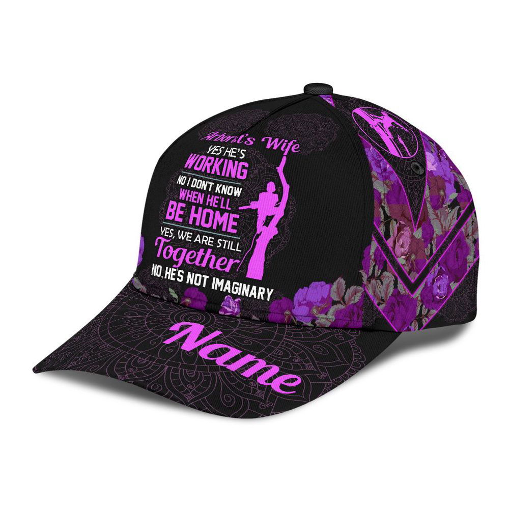 Arborist’s wife purple classic cap Printed Baseball Cap Gift Arborist’s wife purple classic cap Printed Baseball Cap Gift