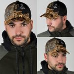 Personalized Name Bull Riding Classic Cap Tattoo Ver 2 Printed Baseball Cap Gift