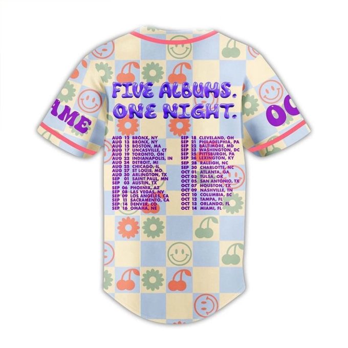 Jonas Brothers Baseball Jersey, Pop Rock Band Jersey Tee