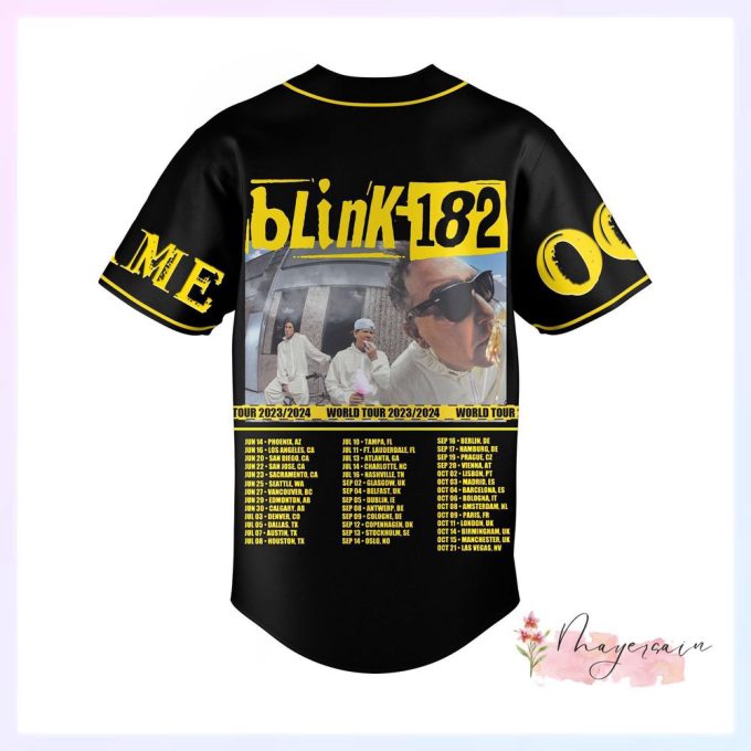B182 Baseball Jersey, Custom B182 Band Jersey Shirt