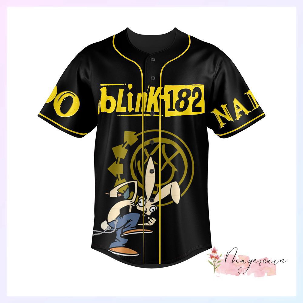 B182 Baseball Jersey, Custom B182 Band Jersey Shirt B182 Baseball Jersey, Custom B182 Band Jersey Shirt