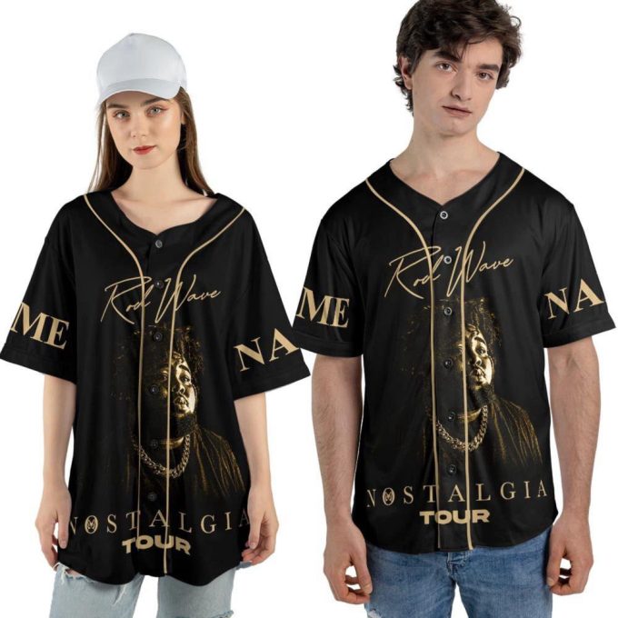 Customized Rod Wave and Friends Signature Baseball Jersey