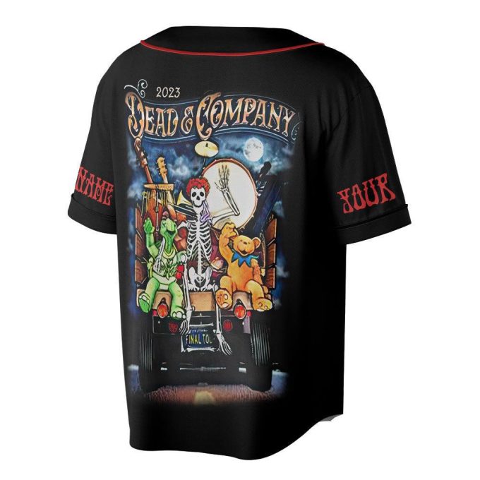 Custom Name Dead Co 2023 The Final Tour Truck Music Baseball Jersey