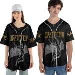 Custom Name LED ZPELIN Rock Band Baseball Jersey