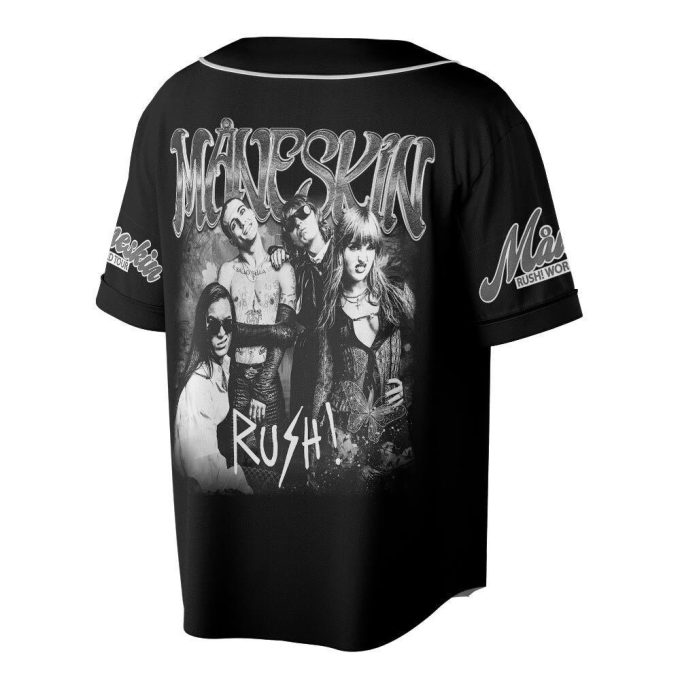 Custom Name Maneskin 2023 Tour Baseball Jersey