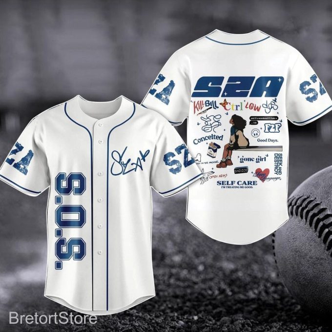 SZA Baseball Jersey For Men Women, SZA Good Day Jersey Shirt