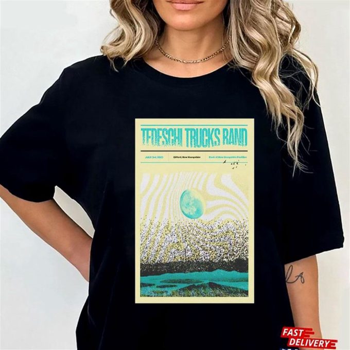 Tedeschi Trucks Band July 3 2023 Bank Of New Hampshire Pavilion Poster T-Shirt For Men Women Gift for Men and Women