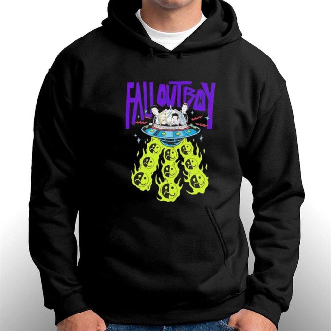 Official Fall Out Boy Unisex Ufo So Much For Stardust Tour  T-Shirt  Ladies Tee For Men And Women Gift for Men Women