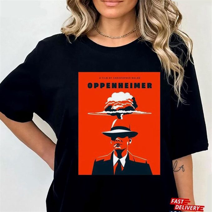 Oppenheimer A Film By Christopher Nolan  T-Shirt  Ladies Tee For Men And Women Gift for Men Women