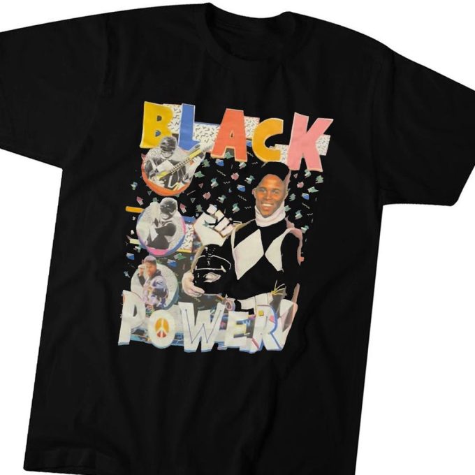 Official Black Power Mighty Morphin Power Rangers Gift for Men Women