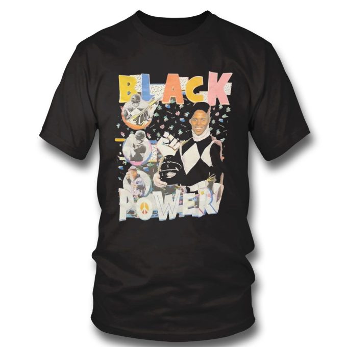 Official Black Power Mighty Morphin Power Rangers Gift for Men Women