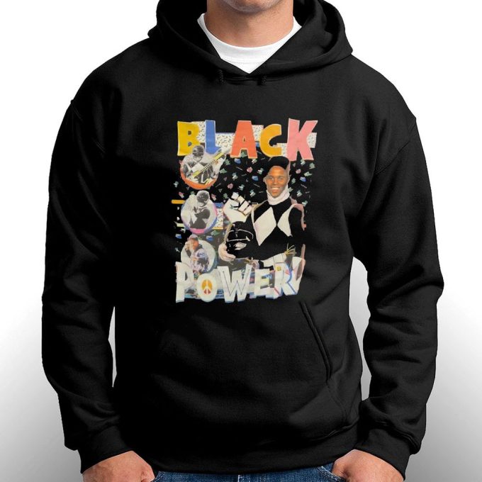 Official Black Power Mighty Morphin Power Rangers Gift for Men Women
