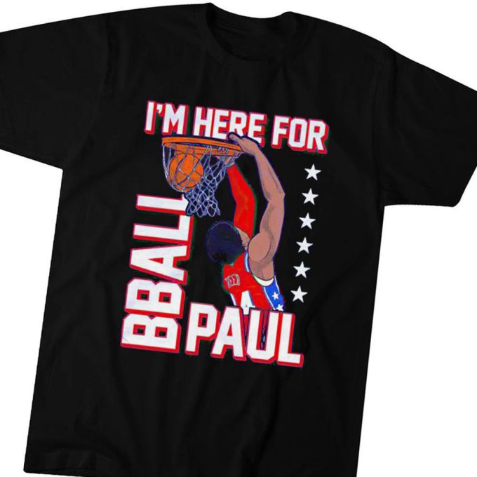 Official Im Here For Bball Paul Reed Gift for Men Women