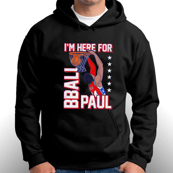 Official Im Here For Bball Paul Reed Gift for Men Women
