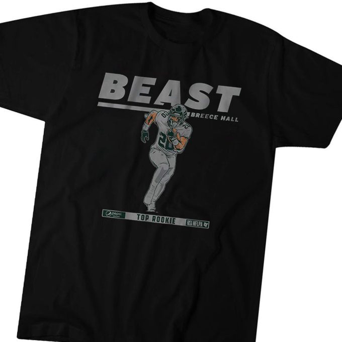 Official Breece Hall Beast Pepsi Top Rookie Gift for Men Women