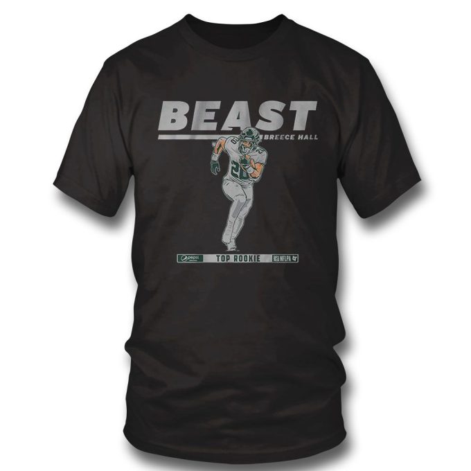 Official Breece Hall Beast Pepsi Top Rookie Gift for Men Women