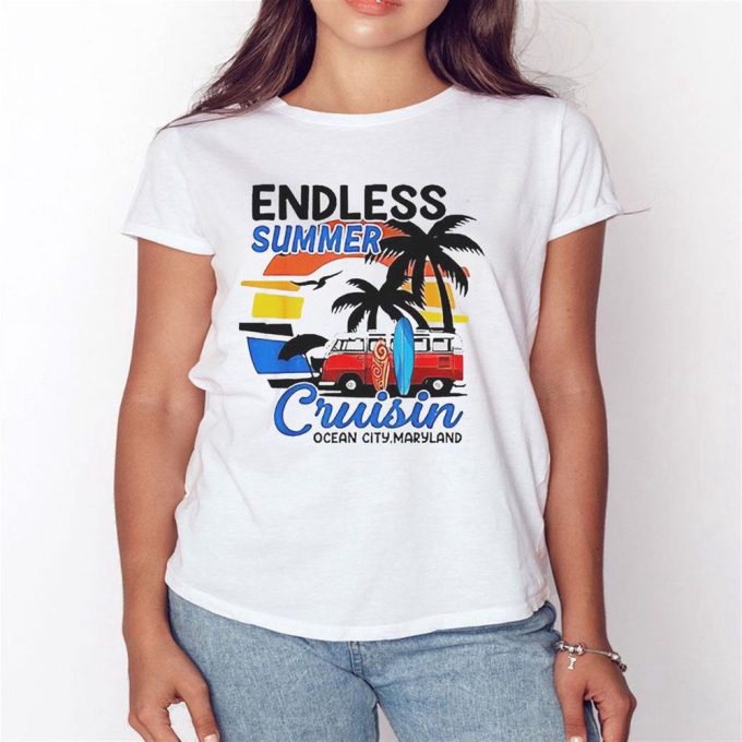 Official Endless Summer Cruisin Ocean City Maryland Vintage  T-Shirt For Men And Women Gift for Men Women