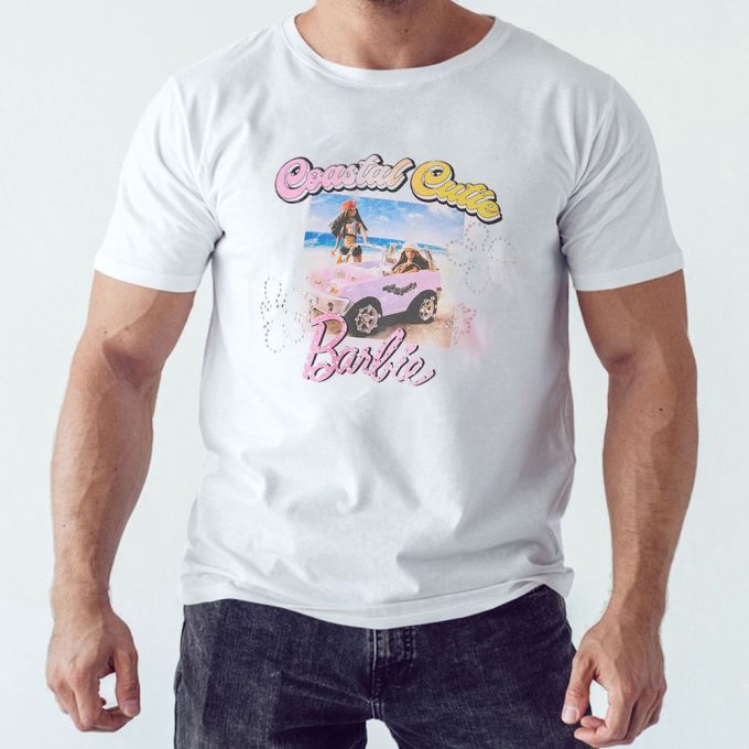 Coastal Cute Barbie Graphic Tee  T-Shirt For Men And Women Gift for Men Women