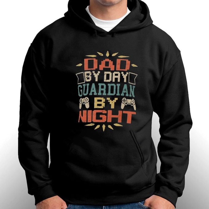 Official Dad By Day Guardian By Night  T-Shirt For Men And Women  Gift for Men Women