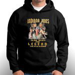 Official Indiana Jones The Man The Myth The Legend Thank You For The Memories Signatures  T-Shirt  Ladies Tee For Men And Women Gift for Men Women