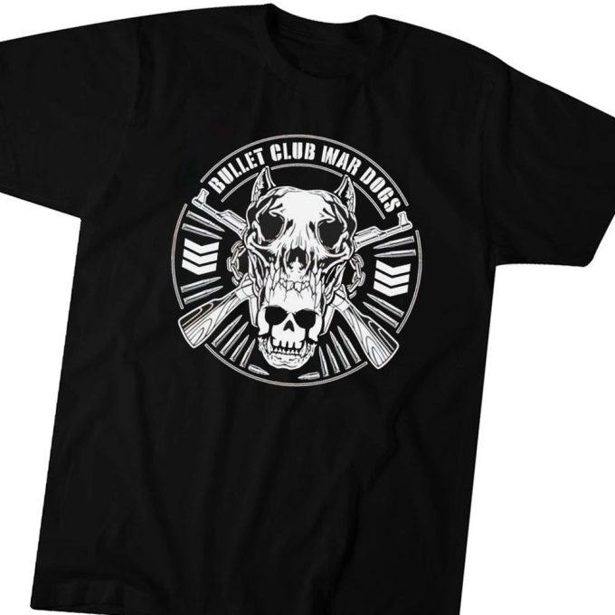 Bullet Club War Dogs Skull T-shirt Hoodie Gift for Men and Women