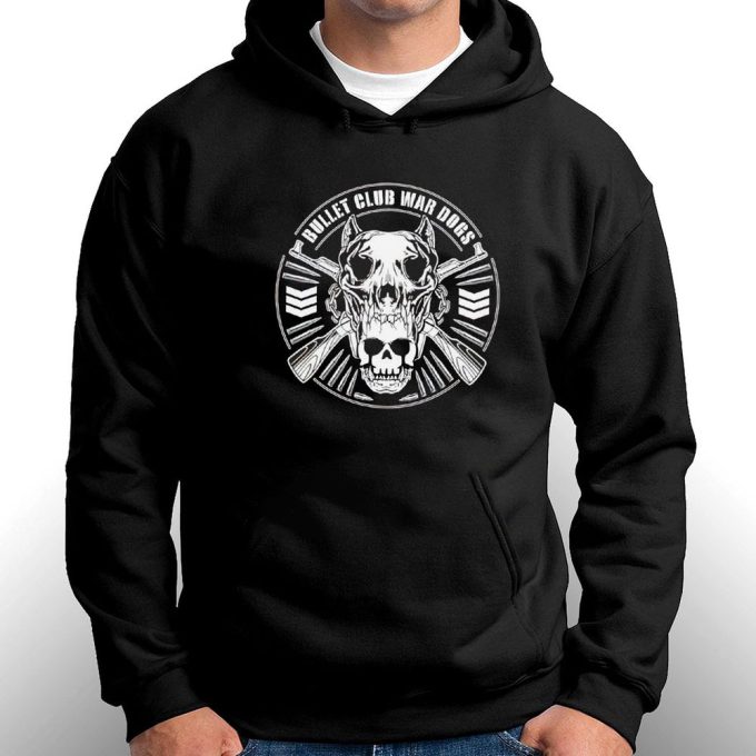 Bullet Club War Dogs Skull T-shirt Hoodie Gift for Men and Women
