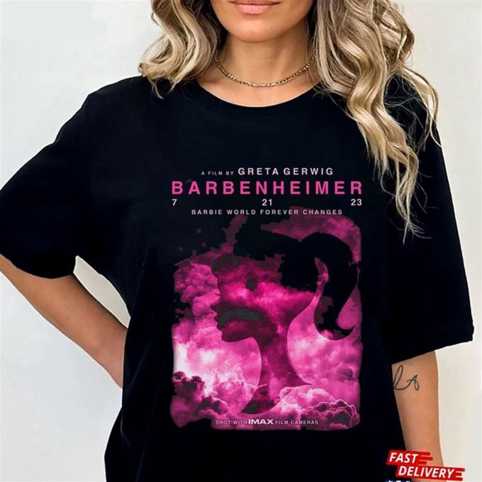 Barbenheimer Movie Poster 7 21 23 T-shirt Hoodie