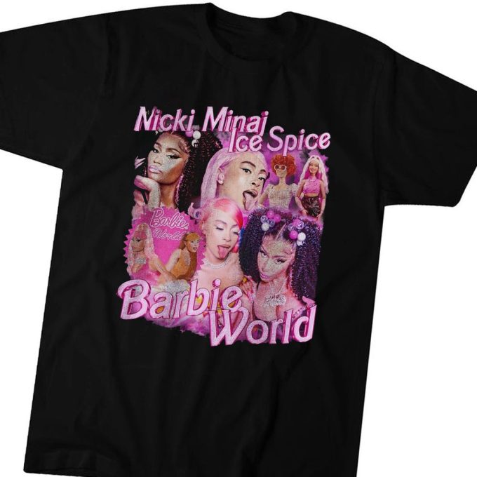 Ice Spice Nicki Minaj Barbie World Aqua Shirt