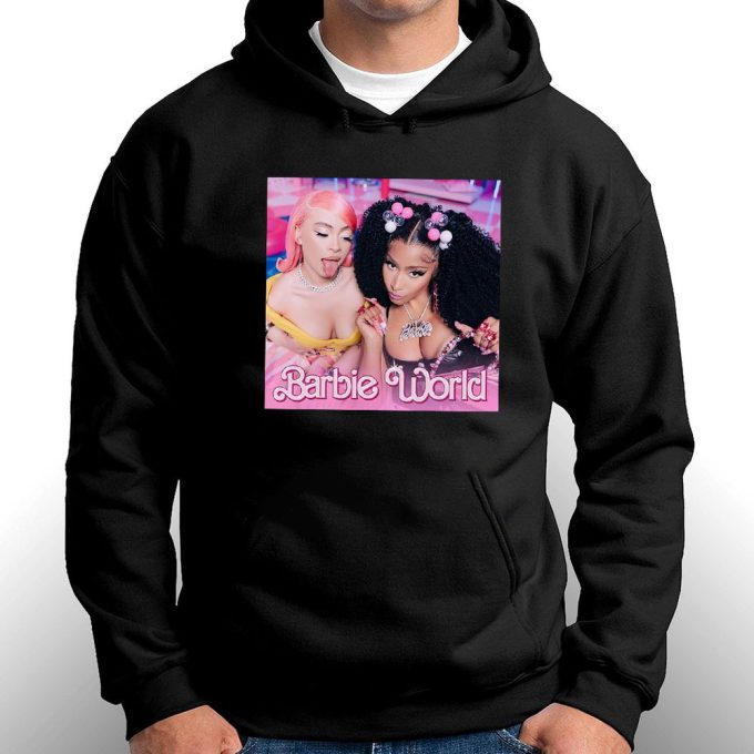 Barbie World Nicki Minaj Ice Spice Aqua Shirt